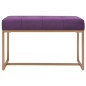 vidaXL Bank 80 cm Lila Samt vidaXL Bank 80 cm Lila Samt