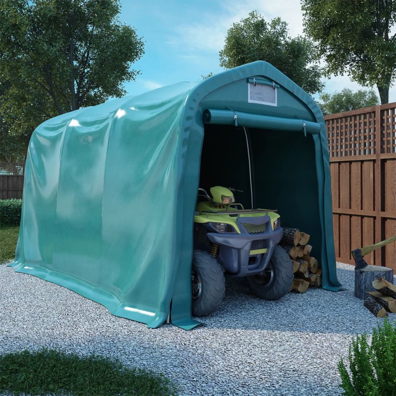 Garagenzelt PVC 2,4x3,6 m Grün Garagenzelt PVC 2,4x3,6 m Grün
