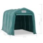 Garagenzelt PVC 2,4x3,6 m Grün Garagenzelt PVC 2,4x3,6 m Grün