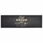 vidaXL Küchenteppich Waschbar Küche Schwarz 60x180 cm Samt vidaXL Küchenteppich Waschbar Küche Schwarz 60x180 cm Samt