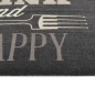 vidaXL Küchenteppich Waschbar Küche Schwarz 60x180 cm Samt vidaXL Küchenteppich Waschbar Küche Schwarz 60x180 cm Samt