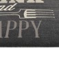 vidaXL Küchenteppich Waschbar Küche Schwarz 60x300 cm Samt vidaXL Küchenteppich Waschbar Küche Schwarz 60x300 cm Samt
