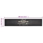 vidaXL Küchenteppich Waschbar Küche Schwarz 60x300 cm Samt vidaXL Küchenteppich Waschbar Küche Schwarz 60x300 cm Samt