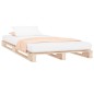 vidaXL Palettenbett 90x200 cm Massivholz Kiefer vidaXL Palettenbett 90x200 cm Massivholz Kiefer