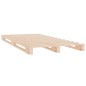 vidaXL Palettenbett 90x200 cm Massivholz Kiefer vidaXL Palettenbett 90x200 cm Massivholz Kiefer