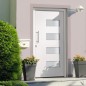 Haustür Aluminium und PVC Weiß 100x210 cm Haustür Aluminium und PVC Weiß 100x210 cm