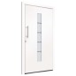 Haustür Aluminium und PVC Weiß 100x200 cm Haustür Aluminium und PVC Weiß 100x200 cm
