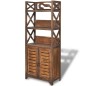 vidaXL Badezimmerschrank Albuquerque Holz Braun 46x24x117,5 cm vidaXL Badezimmerschrank Albuquerque Holz Braun 46x24x117,5 cm