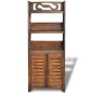 vidaXL Badezimmerschrank Albuquerque Holz Braun 46x24x117,5 cm vidaXL Badezimmerschrank Albuquerque Holz Braun 46x24x117,5 cm