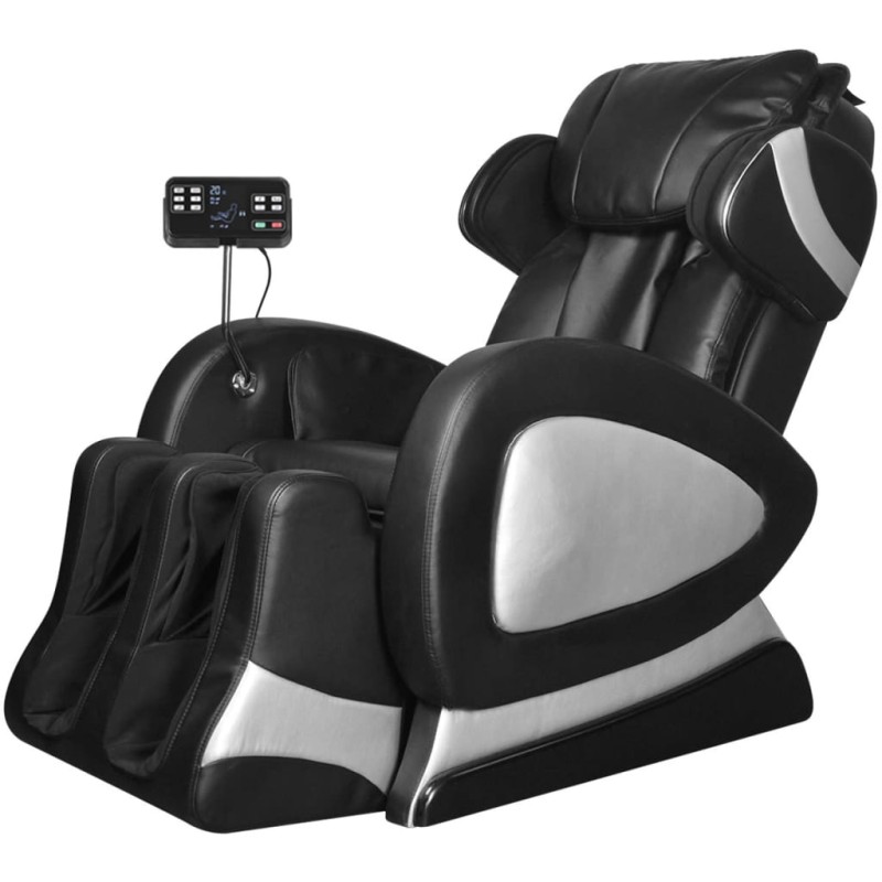 vidaXL Massagesessel mit Super Display Schwarz Kunstleder vidaXL Massagesessel mit Super Display Schwarz Kunstleder