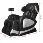 vidaXL Massagesessel mit Super Display Schwarz Kunstleder vidaXL Massagesessel mit Super Display Schwarz Kunstleder