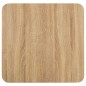 vidaXL Bistrotisch Hellbraun 50x50 cm MDF vidaXL Bistrotisch Hellbraun 50x50 cm MDF