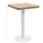 vidaXL Bistrotisch Hellbraun 50x50 cm MDF vidaXL Bistrotisch Hellbraun 50x50 cm MDF