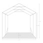 Garagenzelt PVC 1,6x2,4 m Grün Garagenzelt PVC 1,6x2,4 m Grün