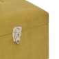 vidaXL Bank mit Staufach 105 cm Senfgelb Samt vidaXL Bank mit Staufach 105 cm Senfgelb Samt