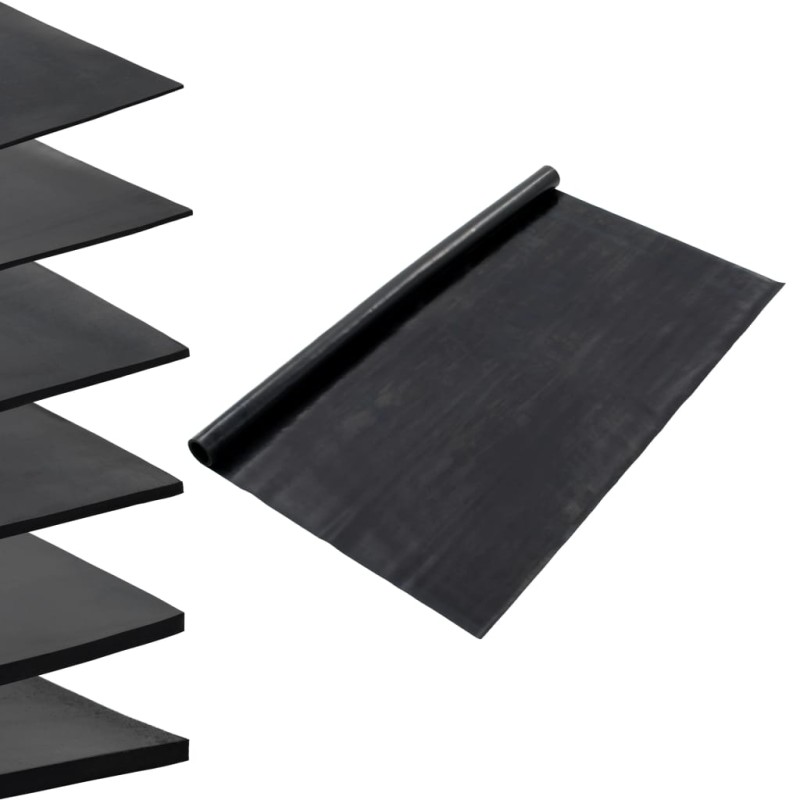 vidaXL Bodenmatte Rutschfest Gummi 1,2x5 m 1 mm Glatt vidaXL Bodenmatte Rutschfest Gummi 1,2x5 m 1 mm Glatt