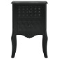 vidaXL Nachttisch Schwarz 43 x 32 x 65 cm MDF vidaXL Nachttisch Schwarz 43 x 32 x 65 cm MDF