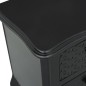 vidaXL Nachttisch Schwarz 43 x 32 x 65 cm MDF vidaXL Nachttisch Schwarz 43 x 32 x 65 cm MDF