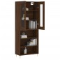 Highboard Braun Eichen-Optik 69,5x34x180 cm Holzwerkstoff Highboard Braun Eichen-Optik 69,5x34x180 cm Holzwerkstoff