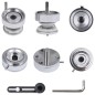 Buttonmaschine mit 500 Button-Teilen 25 mm Drehstanze Buttonmaschine mit 500 Button-Teilen 25 mm Drehstanze