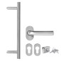 vidaXL Haustür Aluminium und PVC Anthrazit 100x200 cm vidaXL Haustür Aluminium und PVC Anthrazit 100x200 cm