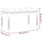 vidaXL Sitzbank Schwarz 80x40x49 cm Samt vidaXL Sitzbank Schwarz 80x40x49 cm Samt