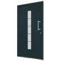Haustür Aluminium und PVC Anthrazit 100x210 cm Haustür Aluminium und PVC Anthrazit 100x210 cm