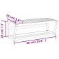 vidaXL Handtuchregal Wandmontage 60x25x20 cm Bambus vidaXL Handtuchregal Wandmontage 60x25x20 cm Bambus
