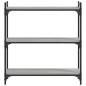 vidaXL Bücherregal 3 Böden Grau Sonoma 80x30x86 cm Holzwerkstoff vidaXL Bücherregal 3 Böden Grau Sonoma 80x30x86 cm Holzwerkstoff