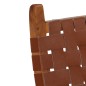 vidaXL Relaxstuhl Klappbar Braun Echtleder vidaXL Relaxstuhl Klappbar Braun Echtleder