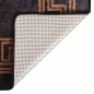 vidaXL Teppich Waschbar Schwarz und Golden 400x300 cm Rutschfest vidaXL Teppich Waschbar Schwarz und Golden 400x300 cm Rutschfest