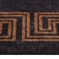 vidaXL Teppich Waschbar Schwarz und Golden 400x300 cm Rutschfest vidaXL Teppich Waschbar Schwarz und Golden 400x300 cm Rutschfest