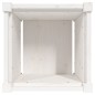 vidaXL Pflanzkübel Weiß 40x40x40 cm Massivholz Kiefer vidaXL Pflanzkübel Weiß 40x40x40 cm Massivholz Kiefer