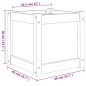 vidaXL Pflanzkübel 40x40x40 cm Massivholz Douglasie vidaXL Pflanzkübel 40x40x40 cm Massivholz Douglasie