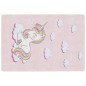 vidaXL Kinderteppich Rosa 160x230 cm Einhorn Waschbar Rutschfest vidaXL Kinderteppich Rosa 160x230 cm Einhorn Waschbar Rutschfest