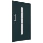 Haustür Aluminium und PVC Anthrazit 110x210 cm Haustür Aluminium und PVC Anthrazit 110x210 cm
