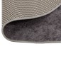 vidaXL Teppich Waschbar Grau Ø 200 cm Rutschfest vidaXL Teppich Waschbar Grau Ø 200 cm Rutschfest