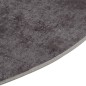 vidaXL Teppich Waschbar Grau Ø 200 cm Rutschfest vidaXL Teppich Waschbar Grau Ø 200 cm Rutschfest