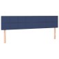 vidaXL Boxspringbett mit Matratze Blau 200x200 cm Stoff vidaXL Boxspringbett mit Matratze Blau 200x200 cm Stoff