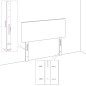 vidaXL Boxspringbett mit Matratze Blau 100x200 cm Stoff vidaXL Boxspringbett mit Matratze Blau 100x200 cm Stoff