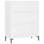 Highboard Weiß 69,5x34x180 cm Holzwerkstoff Highboard Weiß 69,5x34x180 cm Holzwerkstoff