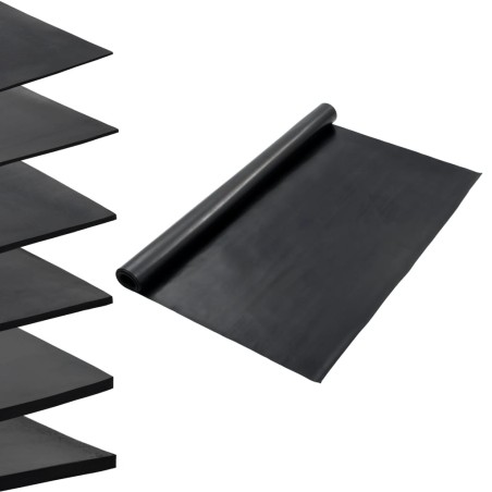 vidaXL Bodenmatte Rutschfest Gummi 1,2x2 m 1 mm Glatt