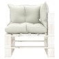 vidaXL 8-tlg. Paletten-Lounge-Set mit Kissen in Beige Holz vidaXL 8-tlg. Paletten-Lounge-Set mit Kissen in Beige Holz