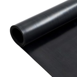 vidaXL Bodenmatte Rutschfest Gummi 1,2x2 m 2 mm Glatt
