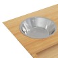 vidaXL Hundenäpfe Erhöht 35,5x18x10,5 cm Bambus vidaXL Hundenäpfe Erhöht 35,5x18x10,5 cm Bambus