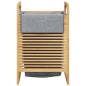 vidaXL Wäschekorb mit Innentasche in Grau 32x30x36,5 cm Bambus vidaXL Wäschekorb mit Innentasche in Grau 32x30x36,5 cm Bambus