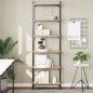 vidaXL Bücherregal 6 Böden Sonoma-Eiche 60x30x188 cm Holzwerkstoff vidaXL Bücherregal 6 Böden Sonoma-Eiche 60x30x188 cm Holzwerkstoff