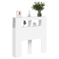 vidaXL LED-Kopfteil Weiß 100x18,5x103,5 cm Holzwerkstoff vidaXL LED-Kopfteil Weiß 100x18,5x103,5 cm Holzwerkstoff