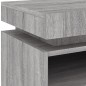 vidaXL Nachttische mit LED-Leuchten 2 Stk. Grau Sonoma 40x39x48,5 cm vidaXL Nachttische mit LED-Leuchten 2 Stk. Grau Sonoma 40x39x48,5 cm