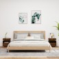 vidaXL Nachttische mit LED-Leuchten 2 Stk. Braun Eiche 40x39x48,5 cm vidaXL Nachttische mit LED-Leuchten 2 Stk. Braun Eiche 40x39x48,5 cm